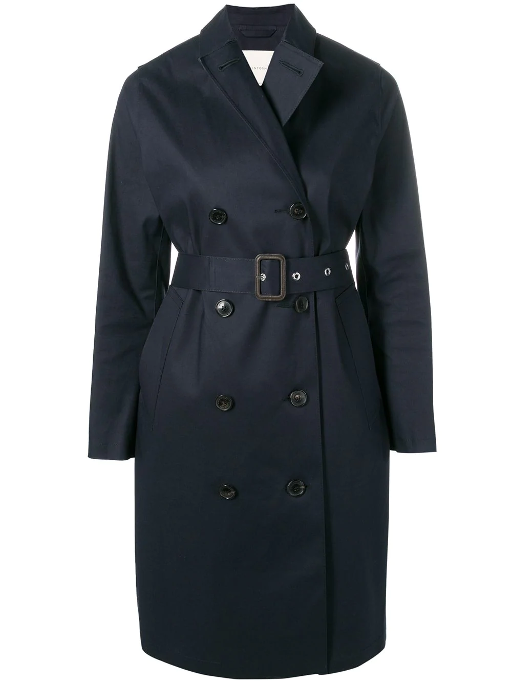 Mackintosh Navy Bonded Cotton Trench Coat Lr022 Blue ModeSens
