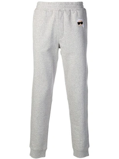 Karl Lagerfeld Karl Ikonik Jogging Trousers In Grey