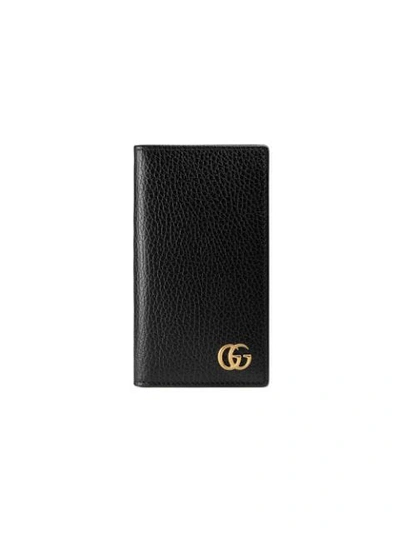 Gucci Black Gg Marmont Wallet Iphone 8 Case