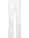 M.i.h. Jeans Straight Leg Jeans In White