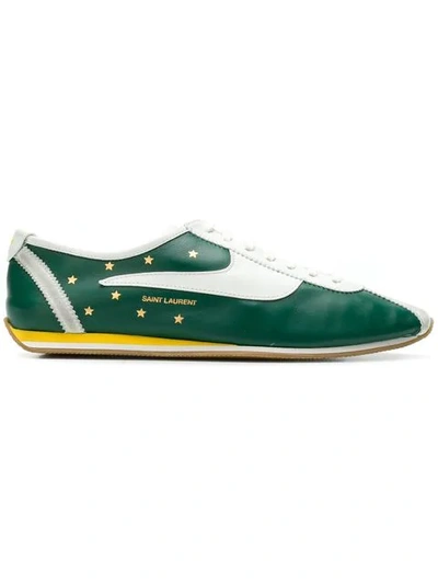 Saint Laurent Jay Sneakers In Green