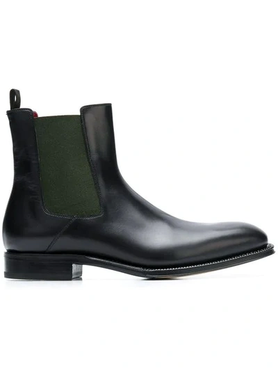 Alexander Mcqueen Goodyear Chelsea Boots In Black