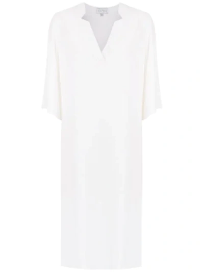 Alcaçuz Formato Midi Dress In White