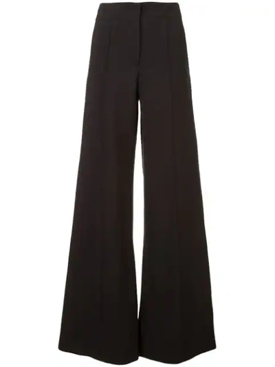 Derek Lam Cady Wide Leg Pintuck Trousers In Neutrals