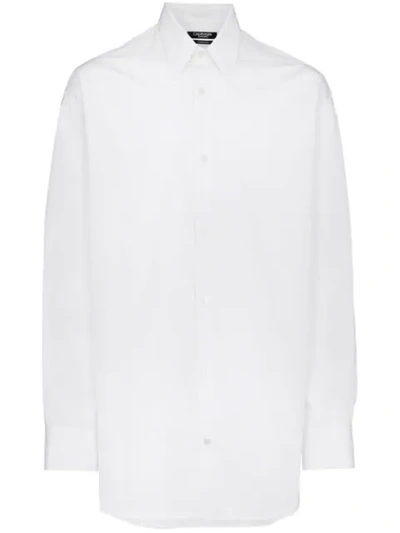 Calvin Klein 205w39nyc Optic White Logo Back Shirt