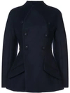 Proenza Schouler Double Breasted Sculpted Jacket In Blue