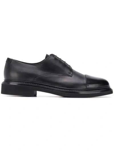 Giorgio Armani Derby Shoes In Black