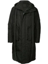 Craig Green Zipped Up Parka In Black