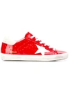 Golden Goose Deluxe Brand Superstar Sneakers In Red/white