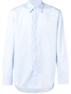 Maison Margiela Concealed Fastening Shirt In Blue