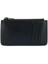 Maison Margiela Top Zip Wallet In Black