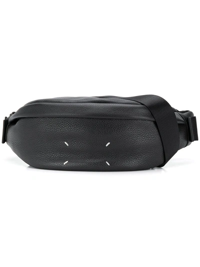 Maison Margiela Leather Waist Pack In Black