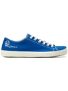 Maison Margiela Denim Tabi Toe Sneakers In Blue