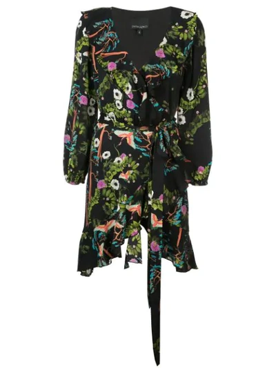 Cynthia Rowley Malibu Wrap Dress - Black