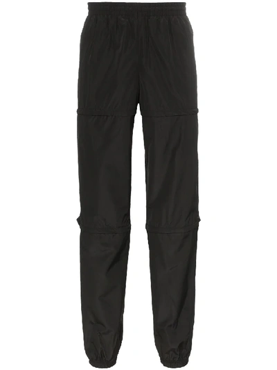 Balenciaga Zip Panel Sweatpants In Black