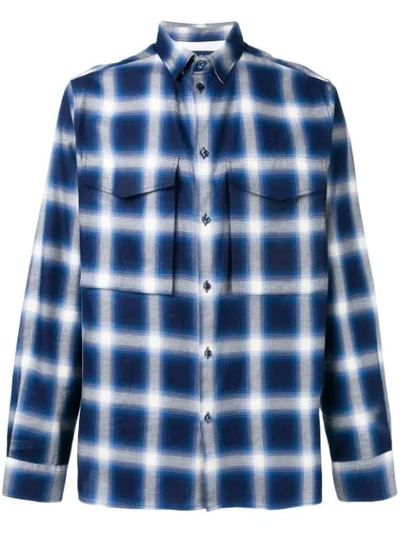 Natural Selection Lambeth Checked Shirt In Blue