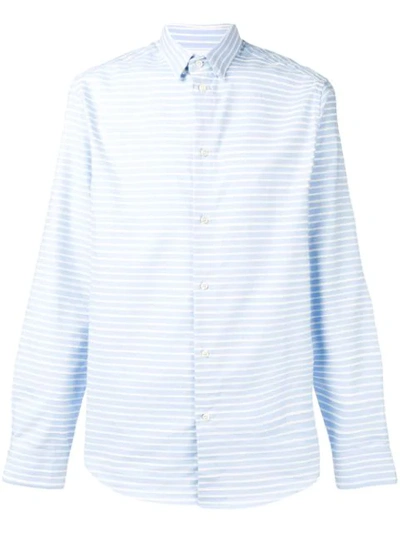 Natural Selection Slate Striped Shirt In Blue