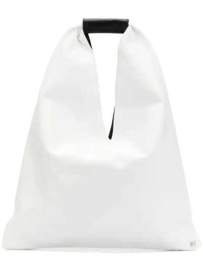 Mm6 Maison Margiela Japanese Tote Bag In White