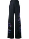 Alice Archer Harper Embroidered Trousers In Blue