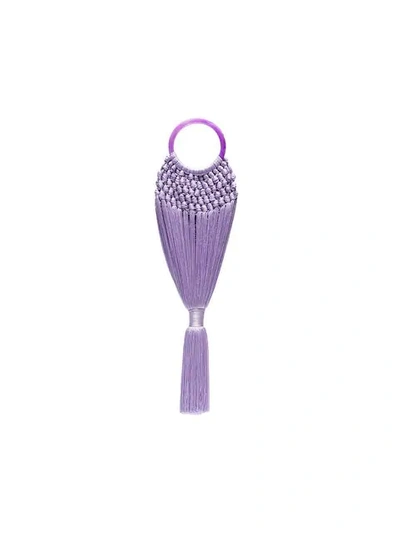 Cult Gaia Angelou Mini Bracelet Bag In Purple