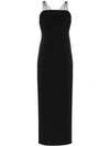 Deitas Elena Crossover Back Strap Dress In Black