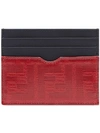 Fendi Ff Logo Card Holder In Black