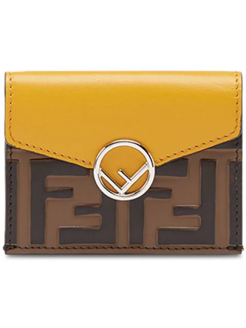 fendi micro trifold wallet