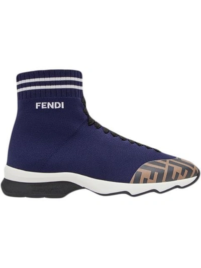 Fendi Sock Style Slip-on Sneakers In F15ek