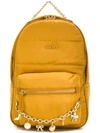 Twinset Twin-set Charm Chain Detail Backpack - Yellow