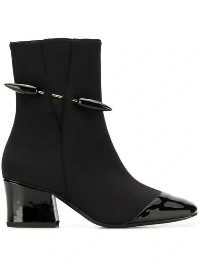 Dorateymur Jersey Ankle Boots In Black