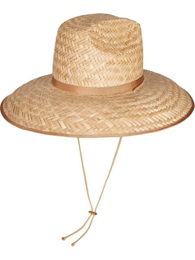 Gucci Michele Woven Straw Hat In Neutrals