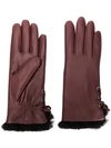Agnelle Aliette Gloves In Red