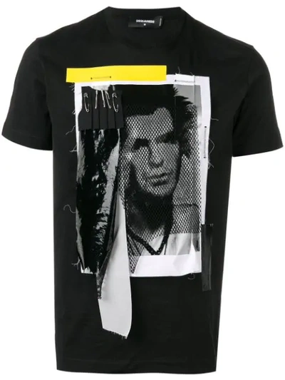 Dsquared2 Dean Vicious T In Black