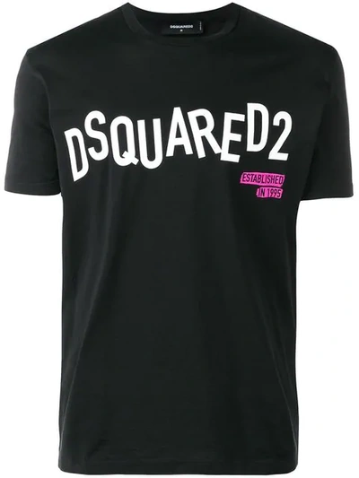 Dsquared2 T-shirt Mit Logo In Black