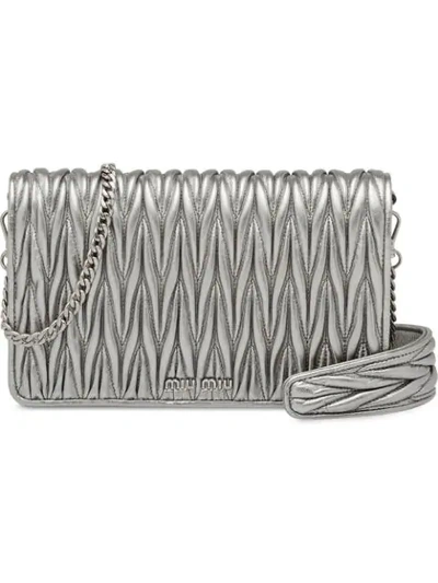Miu Miu Miu Delice Bag In Silver ModeSens