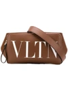 Valentino Garavani Vltn Belt Bag In Brown