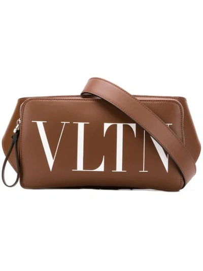 Valentino Garavani Vltn Belt Bag In Brown