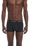 Calvin Klein U5554 Micromodal Trunks In Black