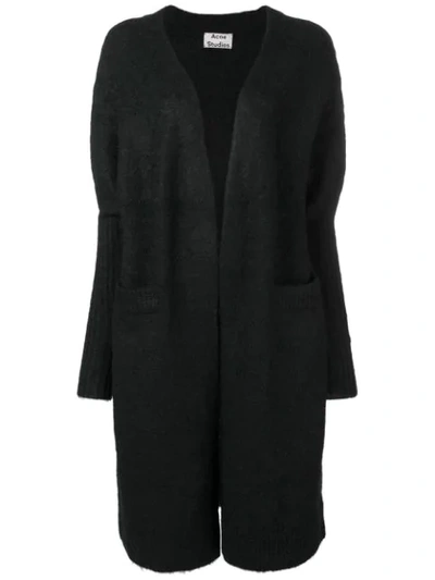 Acne Studios Raya Kimono Sleeve Cardigan In Black