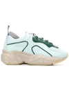 Acne Studios Manhattan Nappa Leather Sneakers - Blue