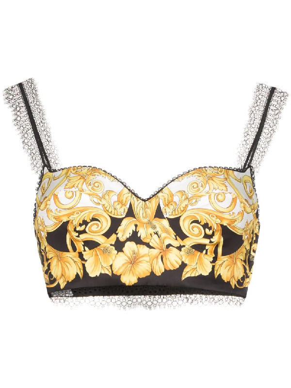 versace bralette top