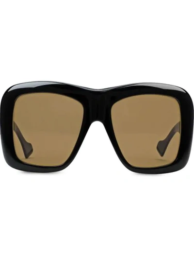 Gucci Oversize Square-frame Sunglasses In Black