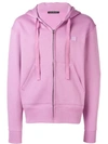 Acne Studios Ferris Zip Face Sweatshirt - Purple