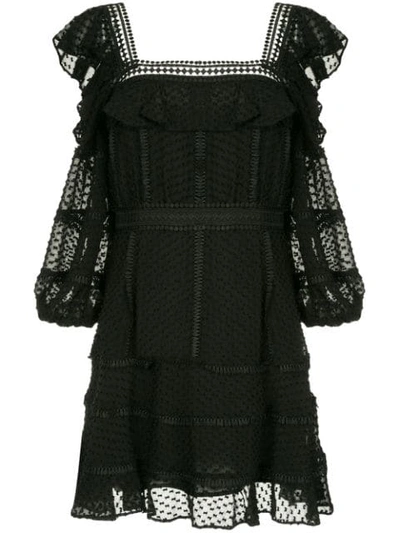 Rachel Gilbert Ollie Mini Dress In Black