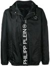 Philipp Plein Printed Logo Jacket In Black