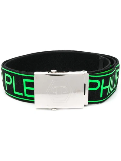 Philipp Plein Industrial Belt In Black