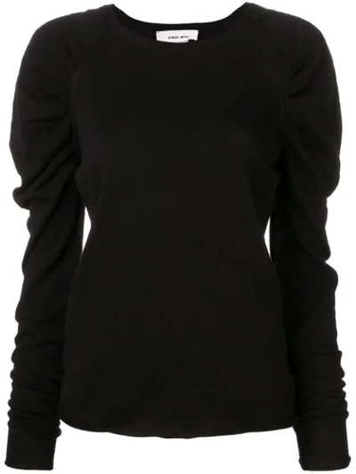 Circus Hotel Ruched Detailed Jumper - Black