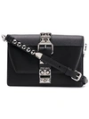 Prada Small Elektra Crossbody Bag In Black