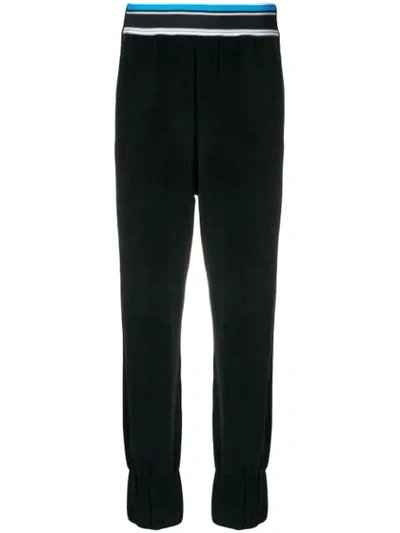 No Ka'oi Loose Track Trousers In Black