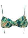 Lygia & Nanny Cassis Bikini Top In Multicolour